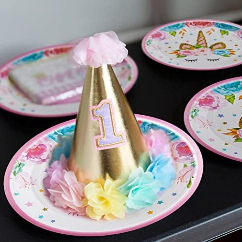 96 Pcs Horned Horse Birthday Party Tableware Set