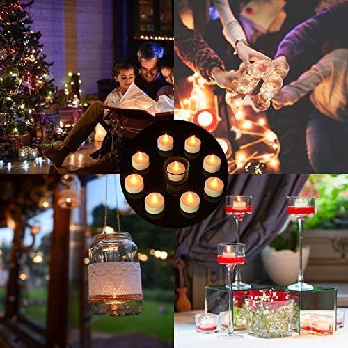 Lasts 2X Longer Flameless Tealight Candles 50 Pack