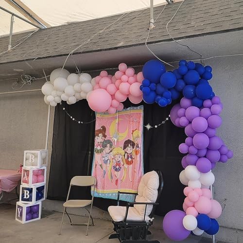 Purple Balloons 150 PCS Different Sizes Pack