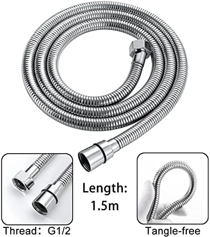Chrome Handheld Showerhead Set with 15M Hose