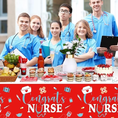 Zubebe 173 Pcs Nurse Graduation Party Supplies