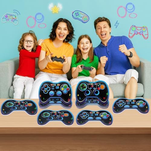 48Pcs Video Game Controller Shaped Paper Plates