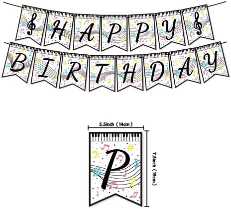 Music Notes Birthday Balloons and Decorations