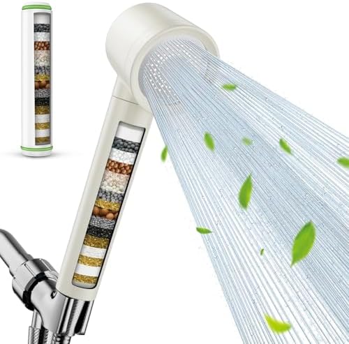 Filtered Shower Head with Handheld and Hose