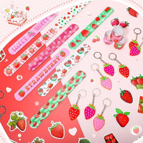 196 Piece Strawberry Party Favor Set