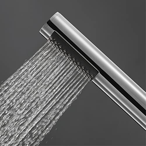 High Pressure Chrome Handheld Shower Head with 492ft Hose and ABS Bracket