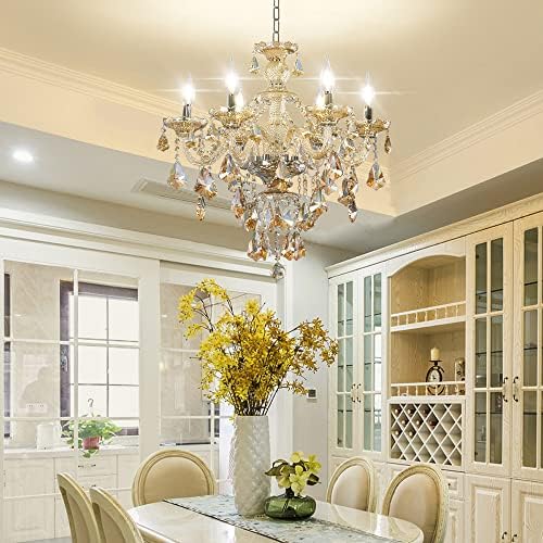 Modern K9 Crystal Chandelier with 6 Lights