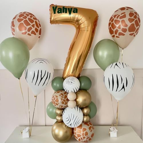 KEPMOV 12 Inch Safari Balloons Party Decor Set