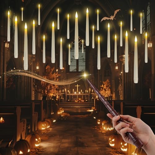 Homemory 20PCS Floating Candles with Remote Wand