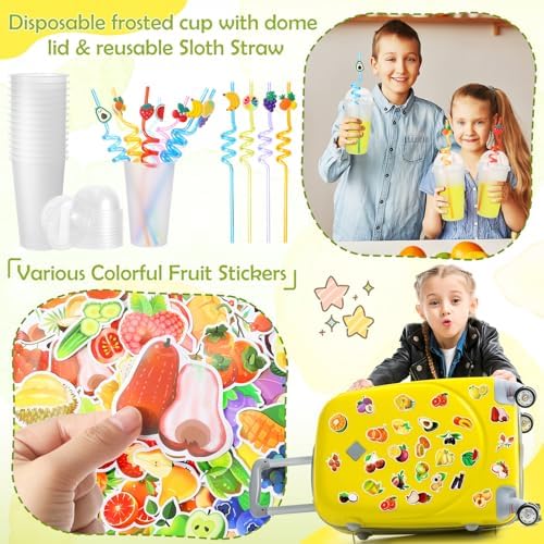 189 Pcs Fruit Themed Party Favors Decor Set