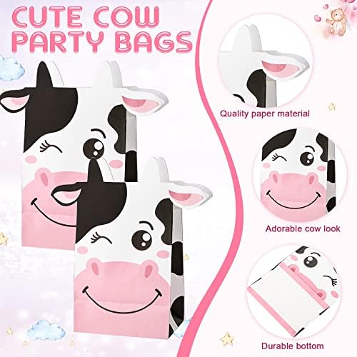 86 Pcs Cow Party Favors for Kids Birthday Celebration