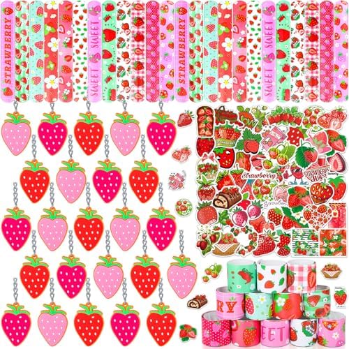 196 Piece Strawberry Party Favor Set