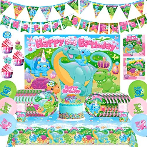 Treasures Gifted Dinosaur Party Decorations for 24 Guests