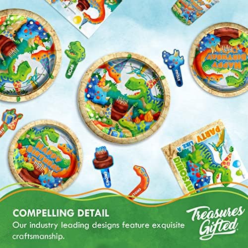 Treasures Gifted Dinosaur Balloons 24 Pack 12 Inch