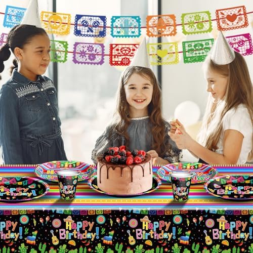 Mexican Fiesta Tableware Set for 24 Guests