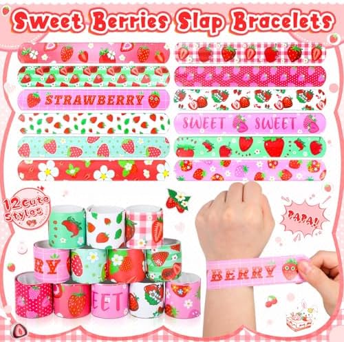 196 Piece Strawberry Party Favor Set