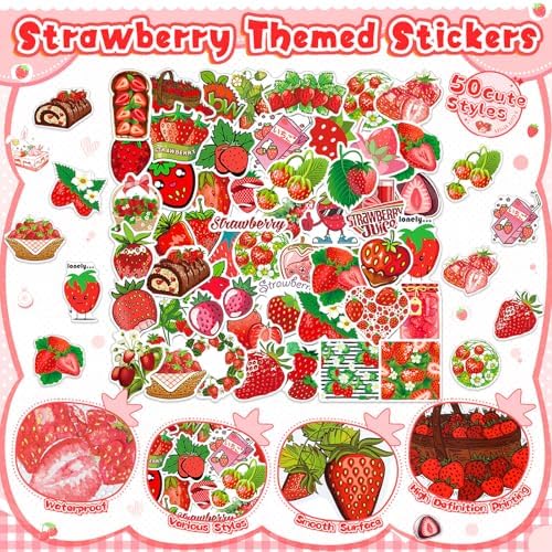 196 Piece Strawberry Party Favor Set