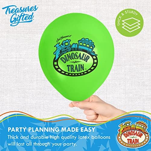 Treasures Gifted Dinosaur Train Balloons 24 Pack