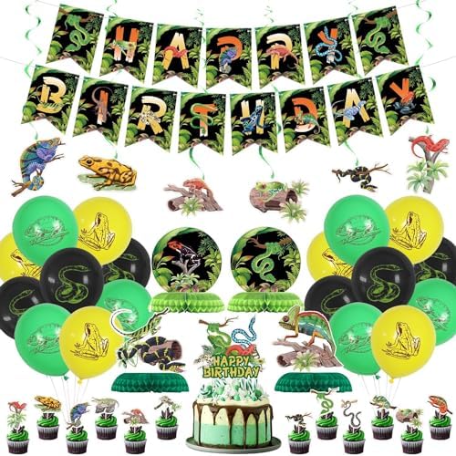 Reptile Birthday Party Decor Set