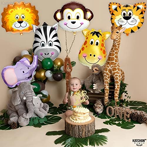 KatchOn Safari Jungle Animal Balloons Pack of 6