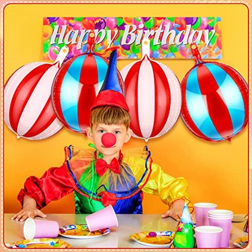 12 Pcs 22 Inch 4D Balloons Carnival Party Decorations