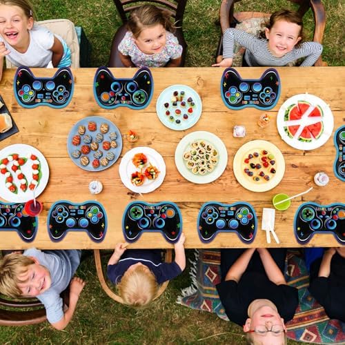 48Pcs Video Game Controller Shaped Paper Plates