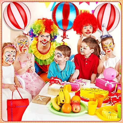 12 Pcs 22 Inch 4D Balloons Carnival Party Decorations