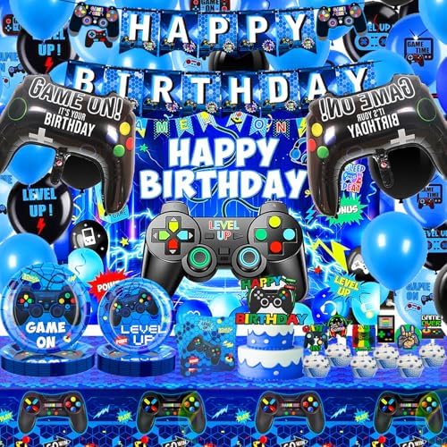 Game Party Decor Set for Boys and Adults