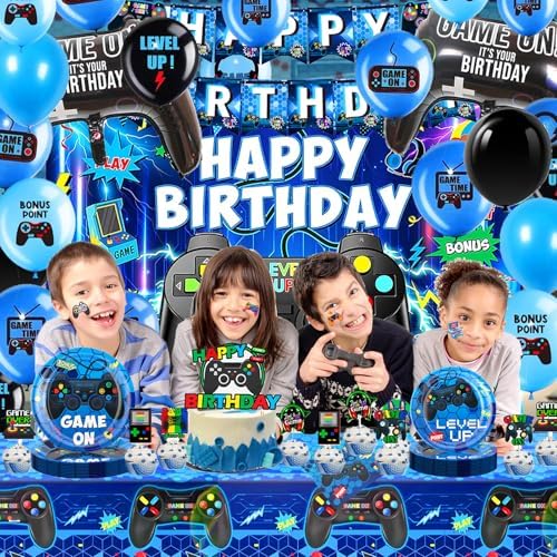 Game Party Decor Set for Boys and Adults