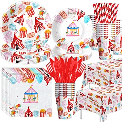 Circus Theme Party Decorations Set for 24 Guests