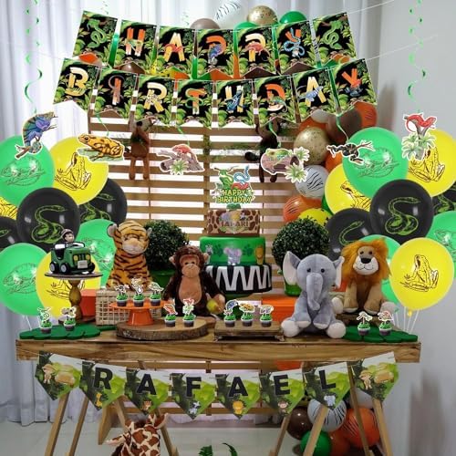 Reptile Birthday Party Decor Set