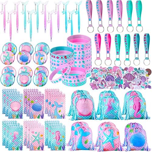 Sherr Mermaid Party Favor Pack 140 Pcs