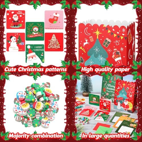 Yeaqee 144 Pcs Christmas Party Favor Pack