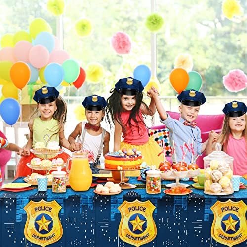 Tatuo Police Themed Birthday Tablecloths