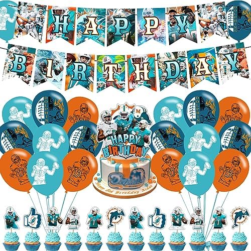 Dolphins Birthday Party Decorations Set