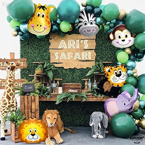 KatchOn Safari Jungle Animal Balloons Pack of 6