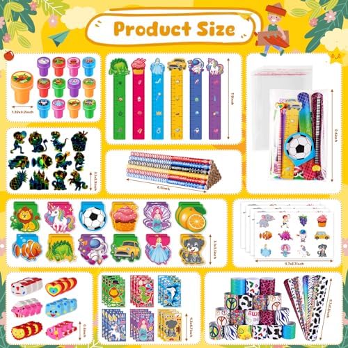 BenLouis 240Pcs Kids Party Favors Set School Supplies Classroom Rewards