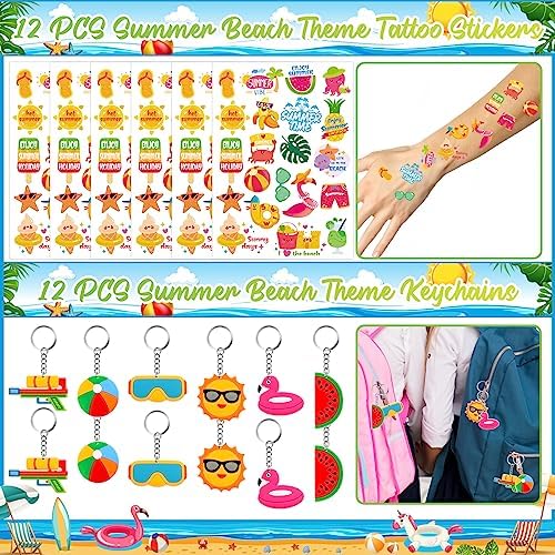 Erweicet Summer Party Favor Pack 72 PCS