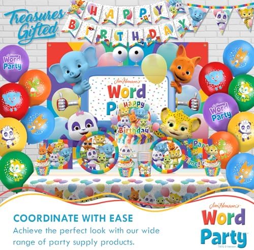 Treasures Gifted Word Party Balloons 24 Pack 12 Inch