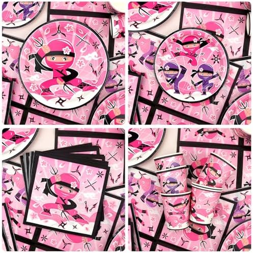 Ninja Girl Birthday Party Decor Pack