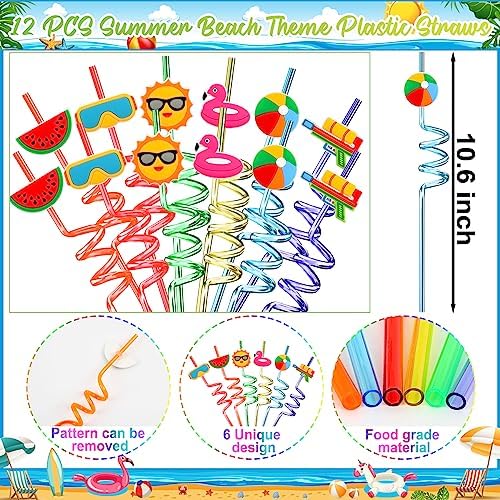 Erweicet Summer Party Favor Pack 72 PCS