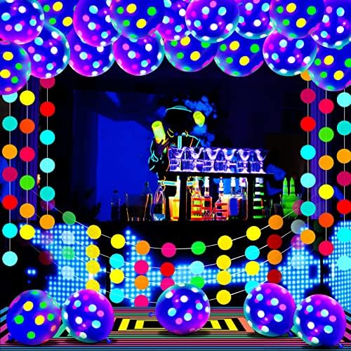 32 Pcs Glow in The Dark Party Decorations
