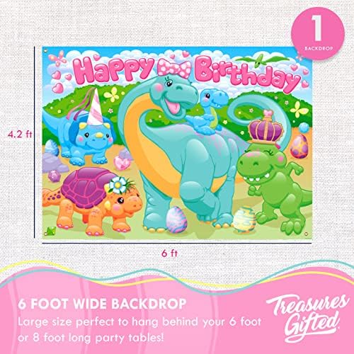 Treasures Gifted Dinosaur Party Decorations for 24 Guests