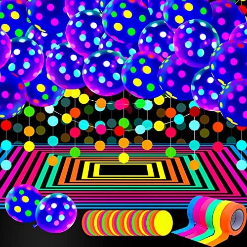 32 Pcs Glow in The Dark Party Decorations