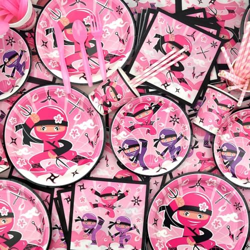 Ninja Girl Birthday Party Decor Pack