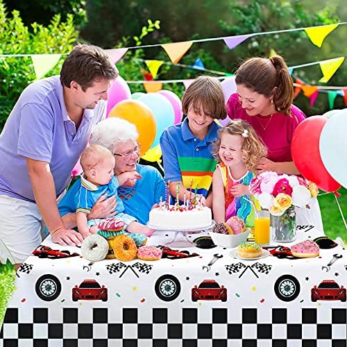 3 Pack Racing Car Table Covers for Parties